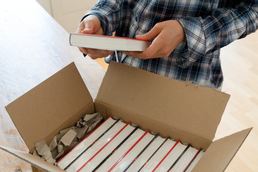 A comparison of hard and soft covered books produced by Gorham Printing in Centralia, WA.