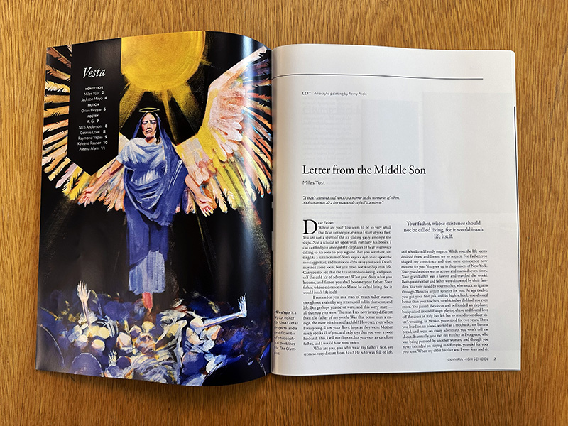 booklet cover text paper options