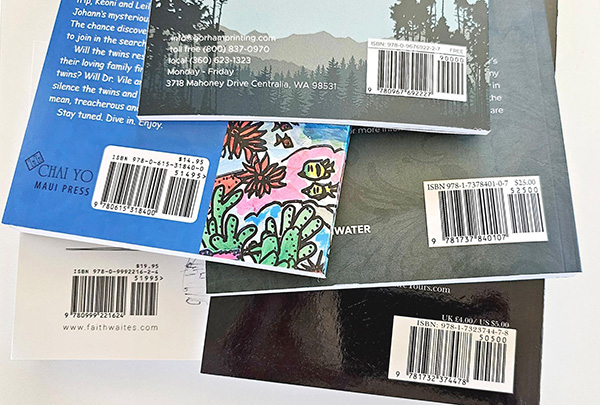 self publisher book barcodes