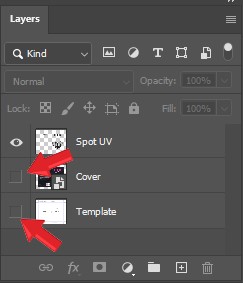 3d spot uv layer toggle 2