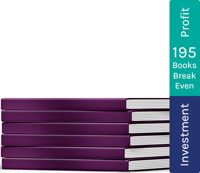 hardcover book profits small