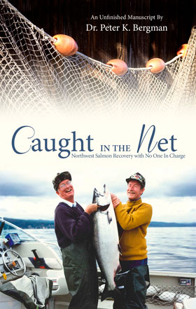 caught in the net book cover design
